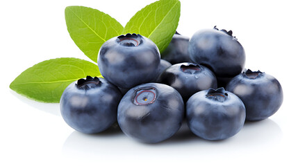 a visually stunning and lifelike advertisement showcasing the allure of plump and vibrant blueberries. Emphasize their luscious texture and deep, enticing hue under natural lighting.
