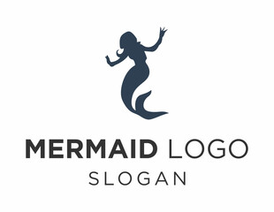 Fototapeta na wymiar Logo design about Mermaid on a white background. made using the CorelDraw application.