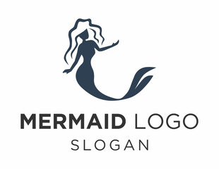 Logo design about Mermaid on a white background. made using the CorelDraw application.