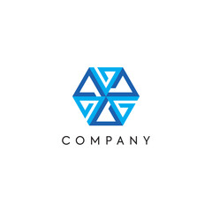 Geometrical shape letter a g v business, logo, design, brand identity, flat logo, company, editable, vector