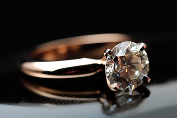 fashionable wedding ring jewel photo shot a royal accessory generative ai