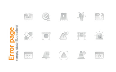 Error page roondy detailed icons