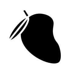 Mango Fruit Sweet Solid Icon