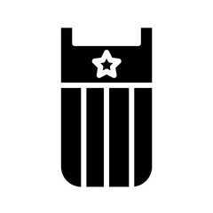 America Bag Plastic Icon