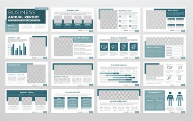 business presentation template editable vector design	
