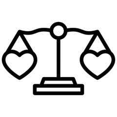 Balance Outline Icon