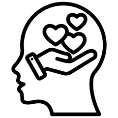 Empathy Outline Icon