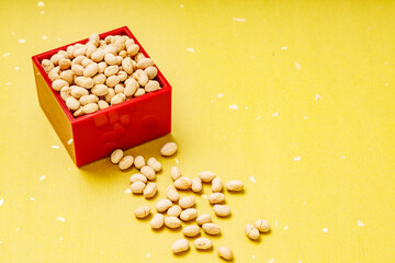 節分のイメージ｜福豆