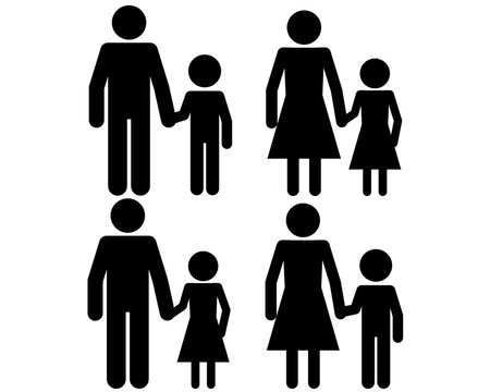 Vater Sohn Mutter Tochter