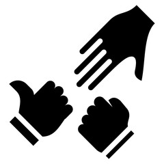 Diversity Glyph Icon