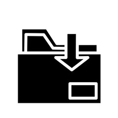 Arrow Folder Upload Icon