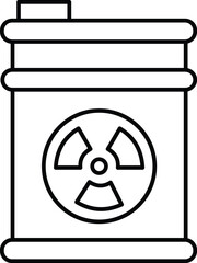 hazard box Vector Icon easily modified

