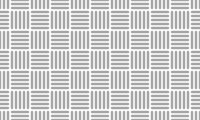 Simple gray basket weave seamless pattern. Vector Repeating Texture.