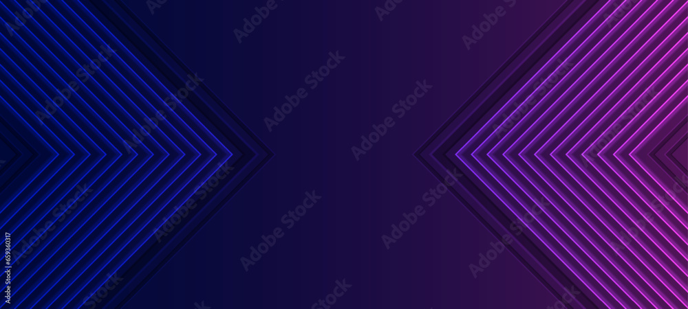 Aufkleber modern abstract glowing lines background. geometric stripe line. future technology element design co