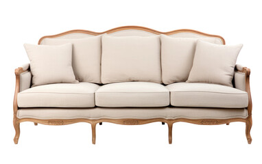 Classic Seating Sofa on isolated background