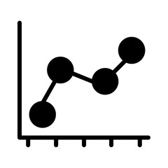 Scatter Chart Business Solid Icon