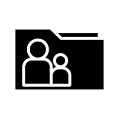 Folder Group Data Icon