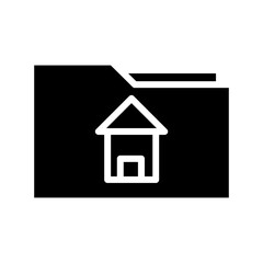 Folder House Project Icon