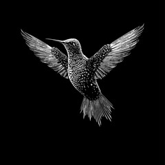 hummingbird ascii style