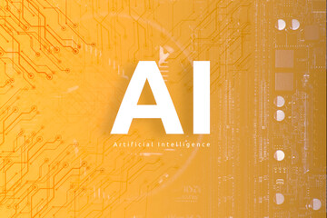AI Artificial intelligence concept