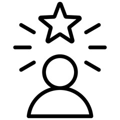 Confidence Outline Icon