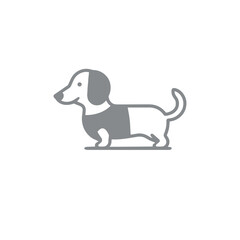 dachshund dog cartoon vector