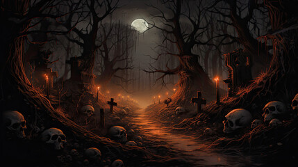 Skulls Along an Ancient Path