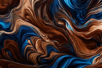 brown and blue floral patern abstract bacground 