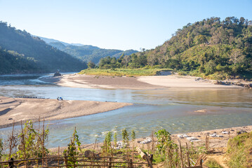 Salween River at border of Thailand and Myanmar