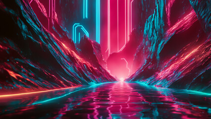 abstract background with lights