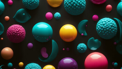 eggs on dark background