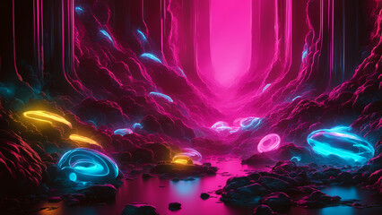 abstract background with bubbles