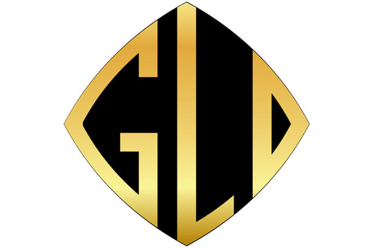 GLD, GL, LD, logo. Abstract initial monogram letter alphabet logo design