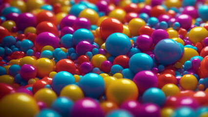 colorful balloons background
