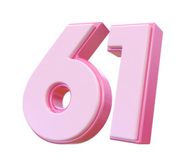 Pink Number 61