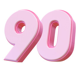 Pink Number 90