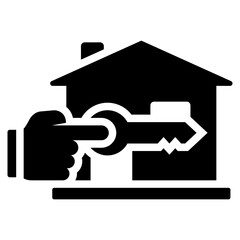 Home Ownership Glyph Icon