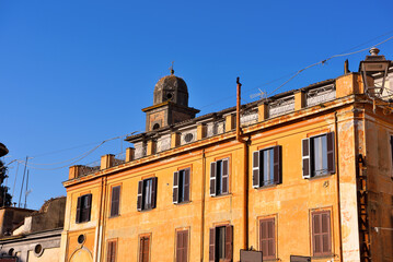 Fototapeta na wymiar the historic center of Bracciano Rome Italy