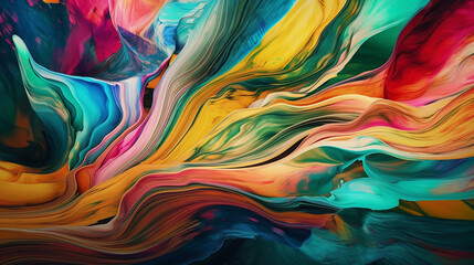 Abstract Graphic Colorful Design | AI Generate