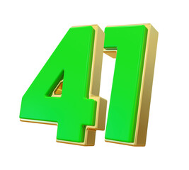 Green Number 41