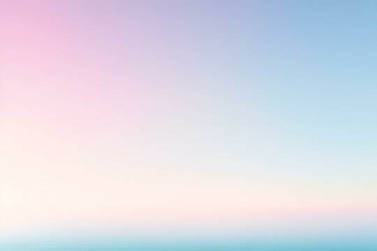 A stunning pink and light blue gradient background that fades into a soft white, reminiscent of a dreamy sunset over the ocean.