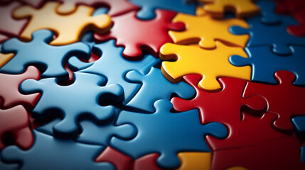 Jigsaw Puzzles, unity and teamwork