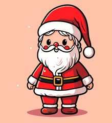 cartoon santa claus