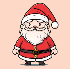 cartoon santa claus