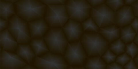 Crystal seamless background. Seamless background of faceted crystals. Black background made of triangles. Vector graphics