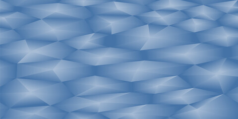 Crystal seamless background. Seamless background of faceted crystals. Blue background made of triangles. Vector illustration eps-10