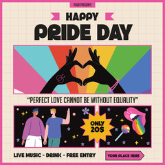 Pride Day Socials Media