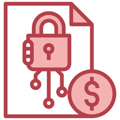 secure application filled outline icon,linear,outline,graphic,illustration