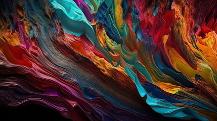 Colorful Abstract Graphic Colors | AI Generate
