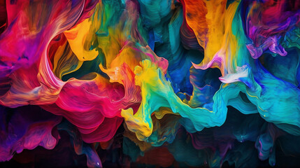 Beautiful Colorful Abstract Graphic Wallpaper | AI Generate